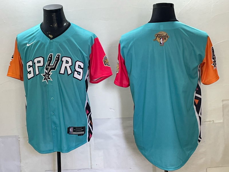 Men San Antonio Spurs blank green Nike 2026 NBA Jersey 0701->san antonio spurs->NBA Jersey